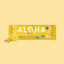 ALOHA Lemon Cashew Organic Protein Bar front package