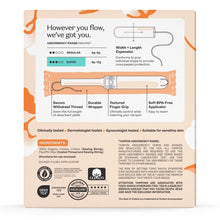 The Honey Pot Company Super Tampons 18 Count - BPA-free plastic applicator