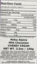 Milka Cherry Cream Chocolate Bar 100g – Alpine Milk Chocolate with Cherry Cream Filling