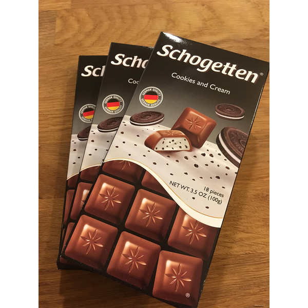 Schogetten Cookies and Cream (Pack of 3)