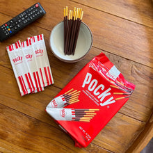 Glico Pocky Chocolate Cream Covered Biscuit Sticks, 9 Packs, 4.13 oz (117g)
