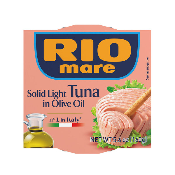 Rio Mare Solid Light Tuna in Olive Oil 6oz can and box