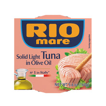 Rio Mare Solid Light Tuna in Olive Oil 6oz can and box