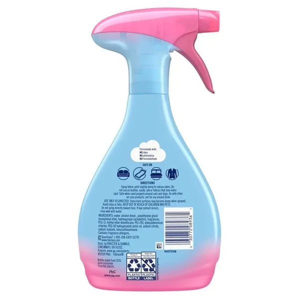 Febreze Fabric Refresher with Downy, April Fresh Scent, 16.9 fl oz - spray bottle front label