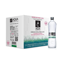 Aqua Carpatica sparkling natural mineral water in glass bottles, 12-pack box with forest design, nitrate and sodium free