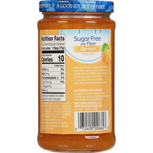 Polaner Sugar Free with Fiber Apricot Jam, 13.5 oz – No Sugar Added Fruit Spread with Fiber