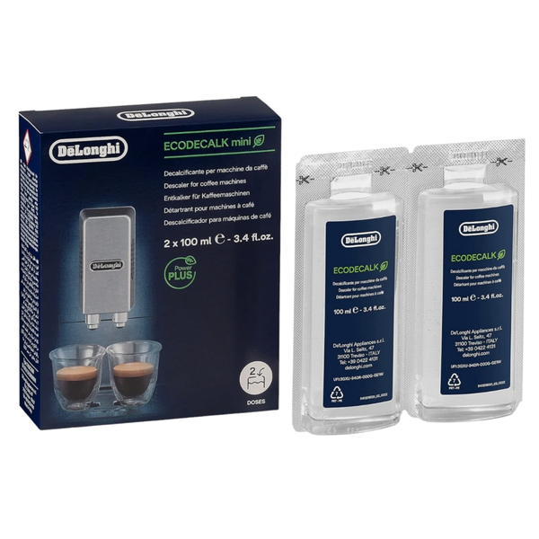DeLonghi EcoDecalk Mini Descaler 2×100 ml – Coffee Machine Limescale Remover
