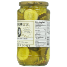 Bubbies Bread & Butter Pickles, 33 oz – Sweet & Tangy Sliced Pickles, Traditional Recipe