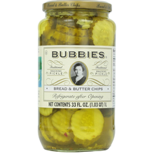 Bubbies Bread & Butter Pickles, 33 oz – Sweet & Tangy Sliced Pickles, Traditional Recipe
