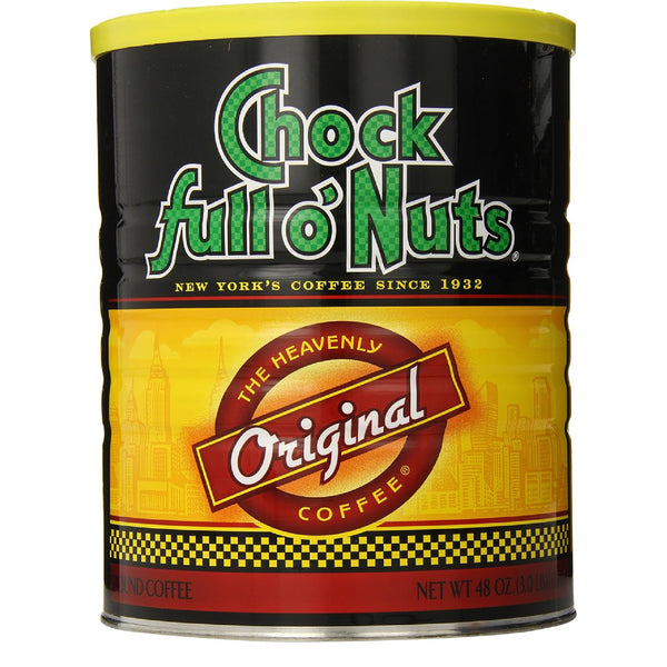 Chock Full O Nuts Original Blend Ground Coffee 48 Ounce Can