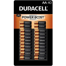 Duracell CopperTop AA Alkaline Batteries - Long Lasting, All-Purpose Double A Battery for Household and Business 40 Count