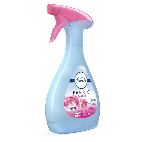 Febreze Fabric Refresher with Downy, April Fresh Scent, 16.9 fl oz - spray bottle front label