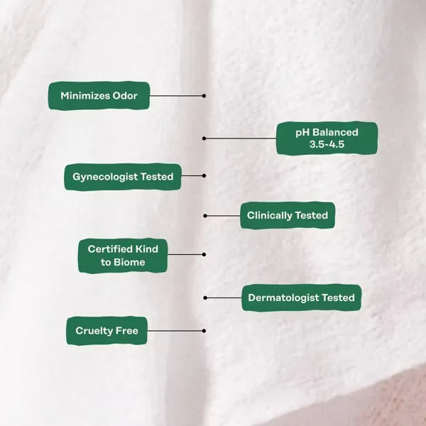 The Honey Pot Company Intimate Wipes Cucumber Aloe 30 Count - pH balanced wipes