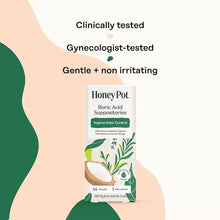 The Honey Pot Company Boric Acid Suppositories 14 Ovules - ovules and applicator