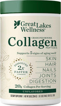 Great Lakes Wellness Collagen Peptides Powder Unflavored – 10 oz