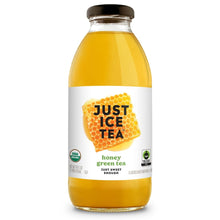FO Just Ice Tea Honey Green Tea, 16 fl oz (473 ml) – Lightly Sweetened Brewed Green Tea