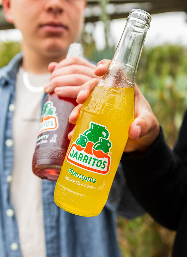 Jarritos Pineapple soda bottle