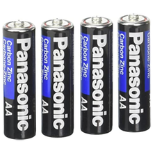 Panasonic AA Batteries Super Heavy Duty Power Carbon Zinc Double A Battery 1.5v ( 4 PCS )