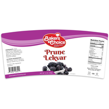 Prune Butter Lekvar Pastry Filling, 12 oz – Creamy Spread & Topping for Cakes and Desserts, Kosher, Dairy-Free & Vegan by Baker’s Choice