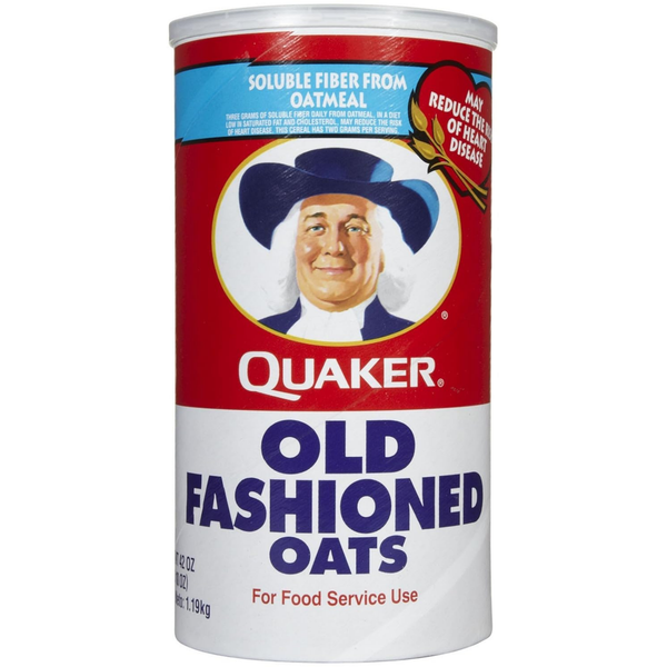 Quaker Oats Old Fashioned 42 oz | 100% Whole Grain Rolled Oats | Heart-Healthy Breakfast Cereal
