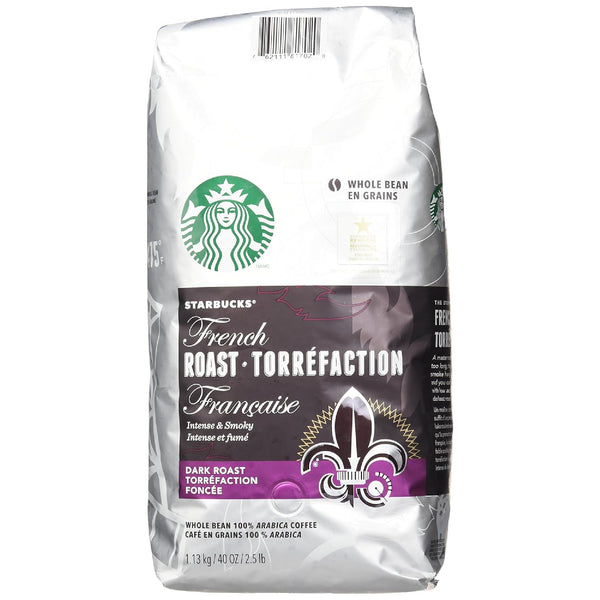 Starbucks French Roast Whole Bean Coffee, 40 Ounce