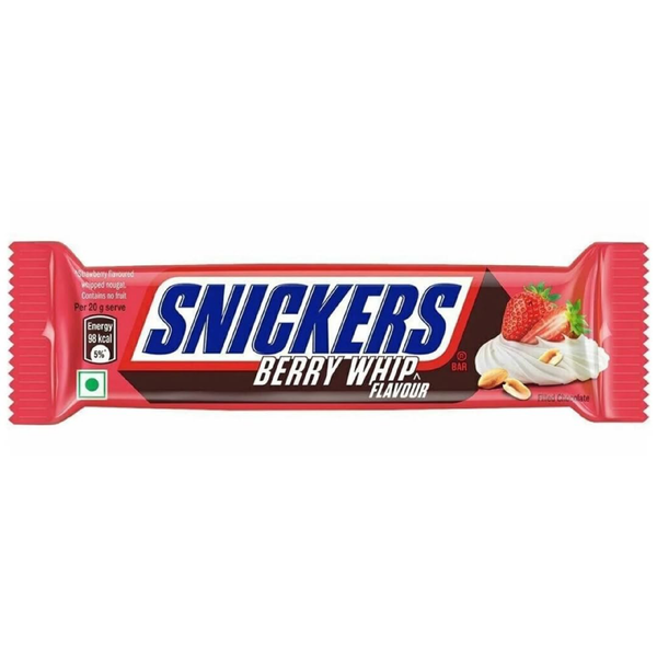 Snickers Chocolate Bar Berry Whip Flavor 1.42 oz( Pack of 15 )