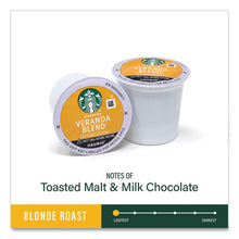 Starbucks Veranda Blend Coffee K-Cup Pods, Blonde Roast, Smooth & Mellow Flavor, 72 Count