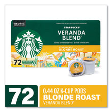 Starbucks Veranda Blend Coffee K-Cup Pods, Blonde Roast, Smooth & Mellow Flavor, 72 Count