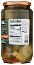 Bubbies Spicy Kosher Dill Pickles, 33 fl oz jar front label detail