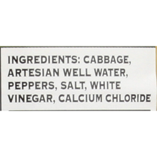 Bubbies Spicy Sauerkraut, 25 oz – Traditional Fermented Cabbage with Spicy Kick