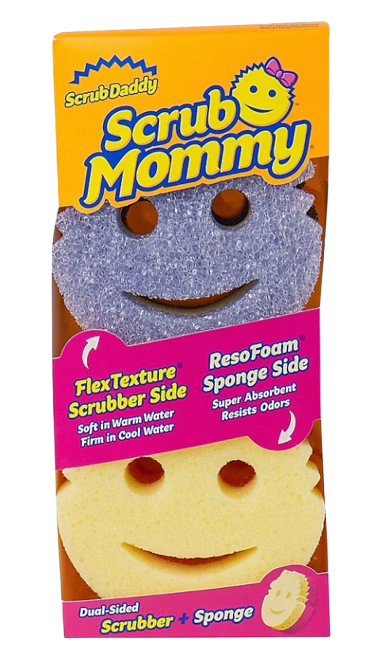 Scrub Daddy Scrub Mommy Sponges 6-Count - dual sided kitchen scrubber