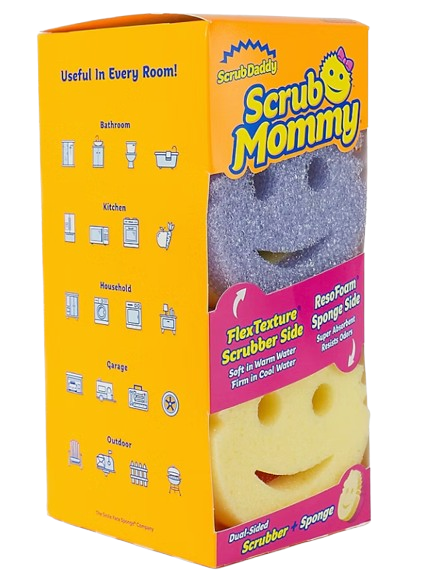 Scrub Daddy Scrub Mommy Sponges 6-Count - non-scratch dish sponge