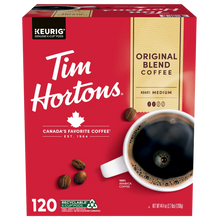 Tim Hortons Original Blend Medium Roast K-Cup Pods, 120 CT