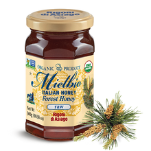 Rigoni di Asiago Mielbio Raw Forest Honey 10.58 oz - jar front label