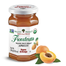 Rigoni di Asiago Fiordifrutta Organic Apricot Fruit Spread, Reduced Sugar, 8.82 oz (250g)
