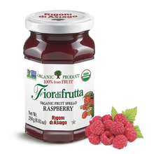 Rigoni di Asiago Fior di Frutta Raspberry Preserve 8.82 oz - jar front label