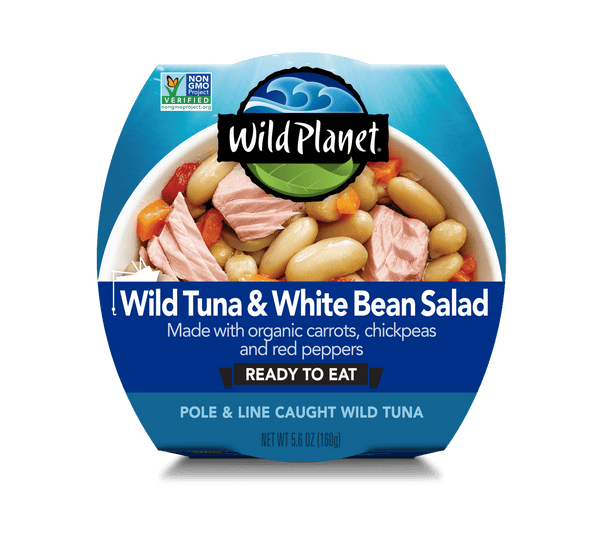 Wild Planet Wild Tuna & White Bean Salad, 5.6 oz - front