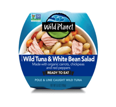 Wild Planet Wild Tuna & White Bean Salad, 5.6 oz - front