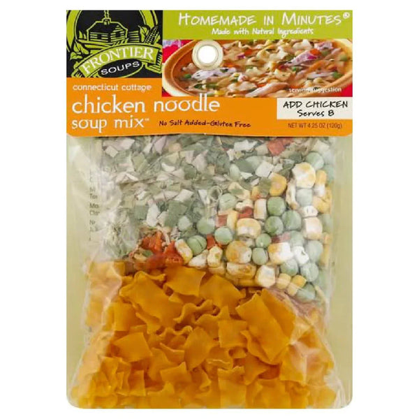 Frontier Soups Homemade In Minutes Chicken Noodle Soup Mix, Connecticut Cottage Style, Classic Comfort Flavor, Easy to Prepare, 4.25 oz - Real Prime Deals