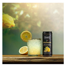 Crodo Limonata Sparkling Lemonade – Italian Sparkling Water with Natural Lemon Flavor, Refreshing Citrus Drink, 4-Pack Bottles
