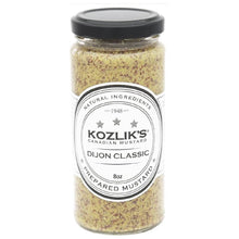 Kozlik’s Dijon Classique Mustard, 8.5 oz Jar, Hot Brown & Yellow Blend, Natural Gluten Free Non-GMO Mustard