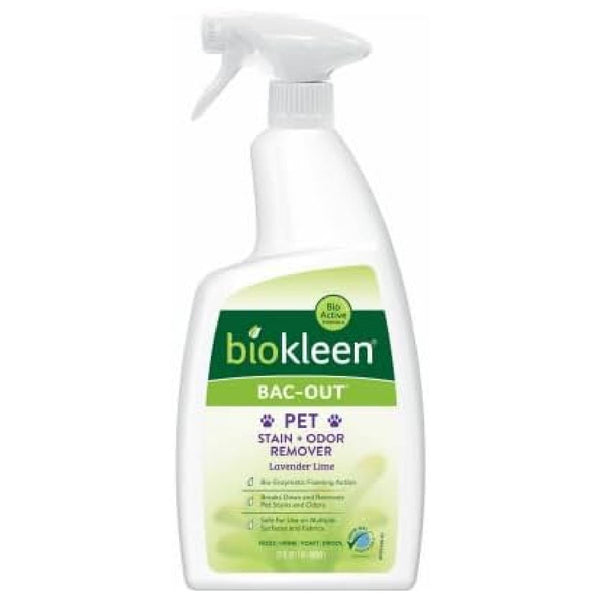 Biokleen Bac-Out Pet Stain Remover, Enzymatic Natural Cleaner for Carpets, 32 oz - Real Prime Deals