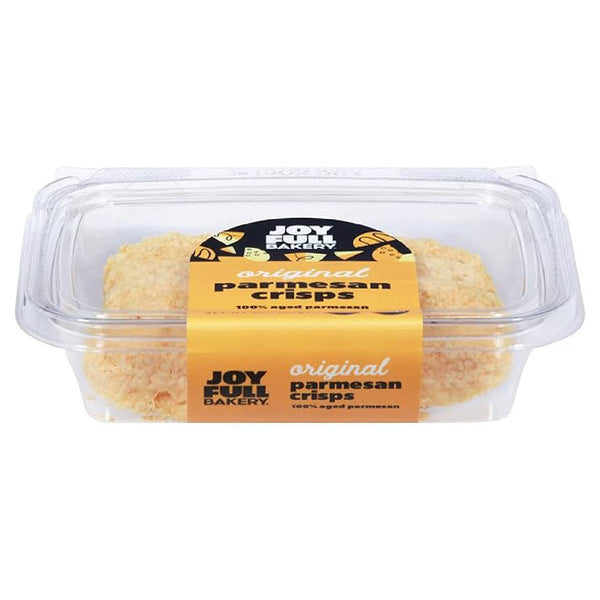 Joyfull Bakery Crisps Parmesan Original, Baked Cheese Crisps Snack with Savory Parmesan Flavor, 3 oz