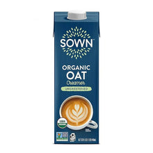 SOWN Organic Unsweetened Oat Creamer, Barista-Style Dairy-Free Coffee Creamer, Plant-Based, Gluten Free, Non-GMO, Shelf Stable, 32 oz - Real Prime Deals