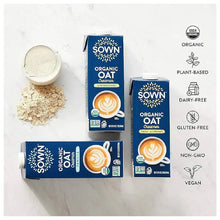 SOWN Organic Unsweetened Oat Creamer, Barista-Style Dairy-Free Coffee Creamer, Plant-Based, Gluten Free, Non-GMO, Shelf Stable, 32 oz - Real Prime Deals