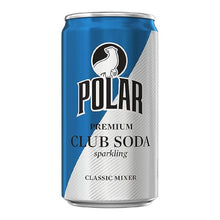 Polar Club Soda, 7.5 oz Cans, 24 Pack