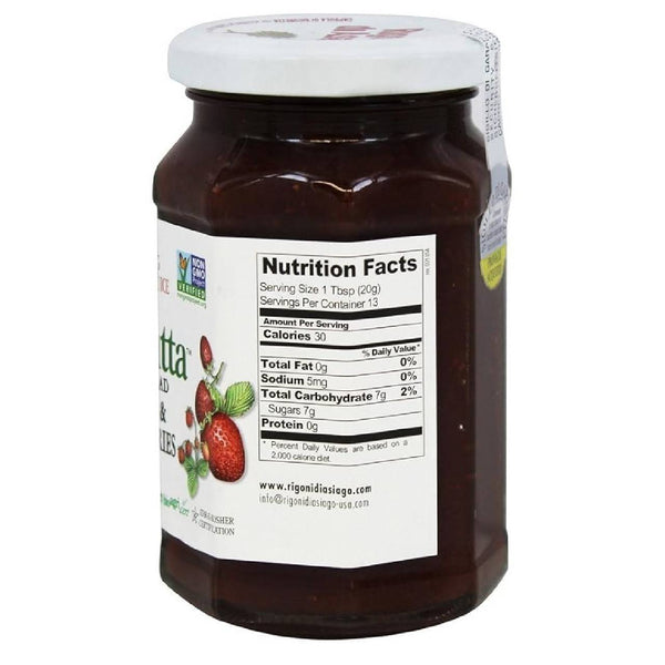 Rigoni di Asiago Fior di Frutta Organic Wild Strawberry Fruit Spread, 8.82 oz