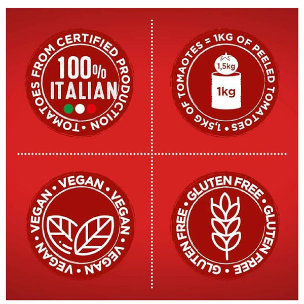 Mutti Crushed Tomatoes Polpa – Premium Italian Canned Tomatoes, Fresh Cooking Flavor, Vegan & Gluten Free, No Additives, 14 oz Can