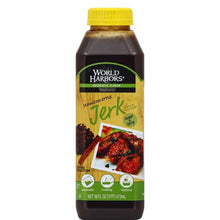 World Harbors Jamaican Style Jerk Sauce & Marinade, Sweet and Spicy Caribbean Flavor, Perfect for Chicken, Meat, and Grilling, 16 Oz