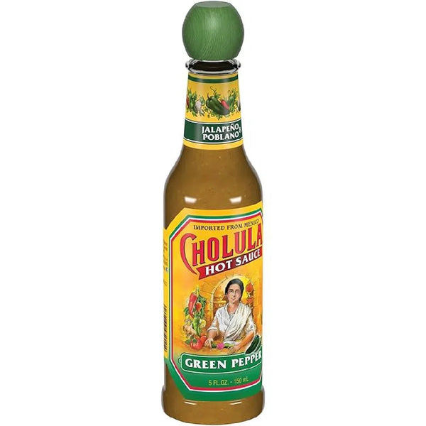 Cholula Green Pepper Hot Sauce, Mild Jalapeño & Poblano Blend, 5 fl oz - Real Prime Deals